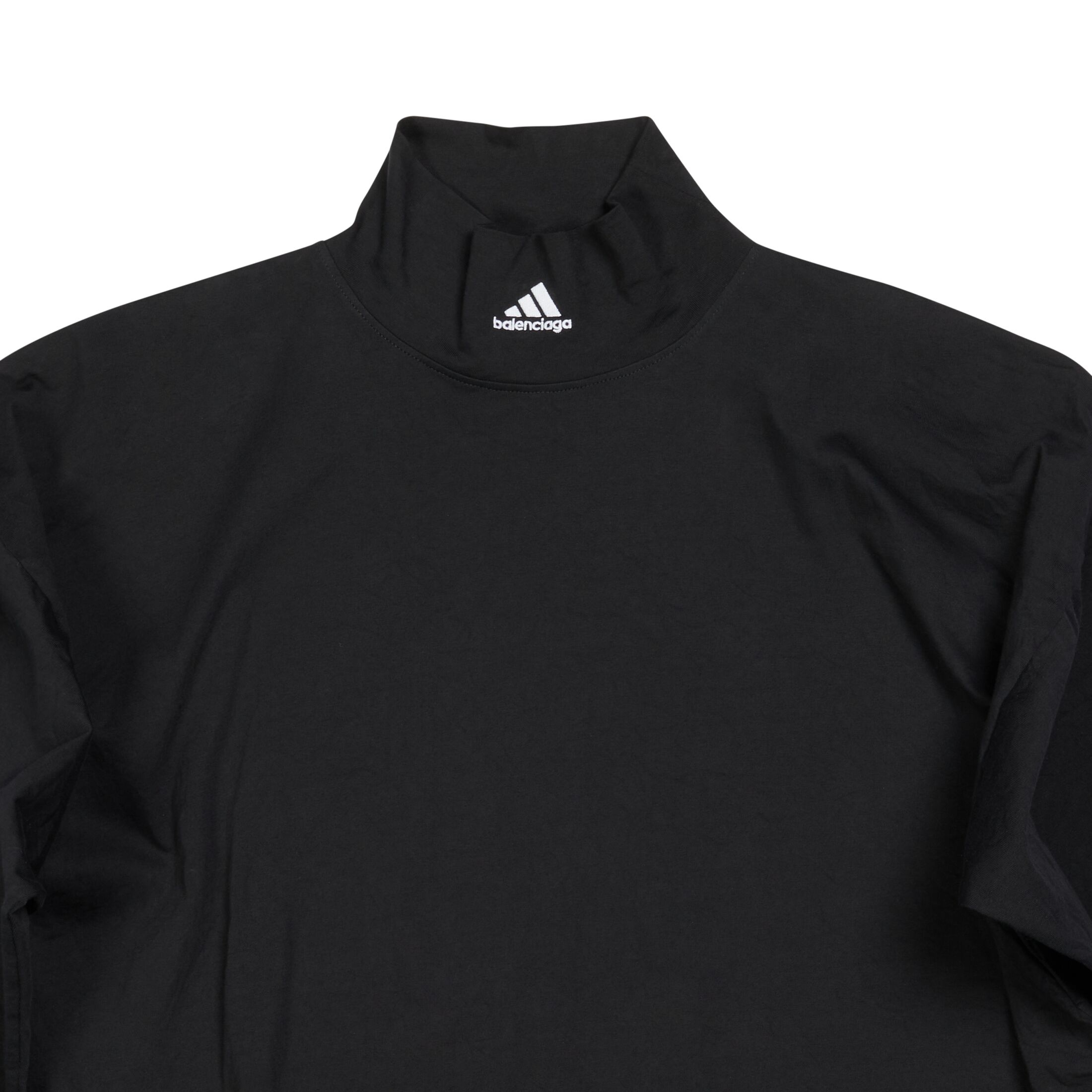 Balenciaga x adidas High Neck T-Shirt Black - FW22 - US