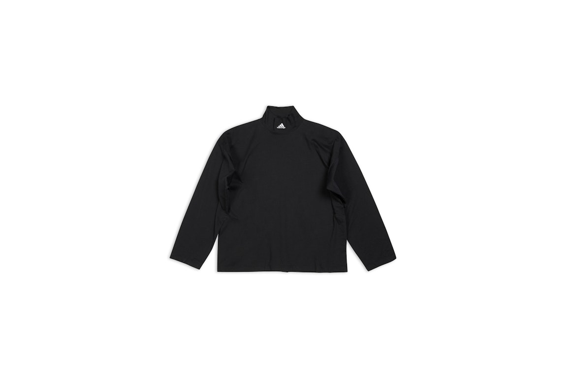Pre-owned Balenciaga X Adidas High Neck T-shirt Black