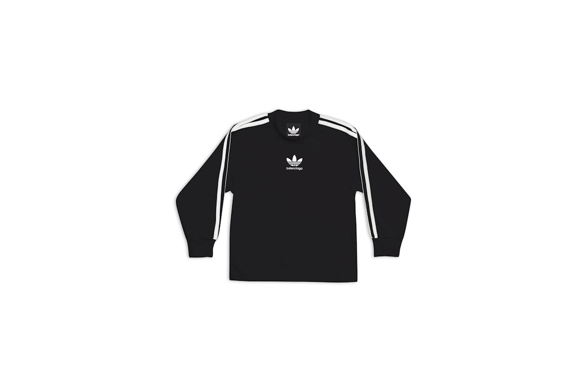 Pre-owned Balenciaga X Adidas Kids - Long Sleeve T-shirt Black