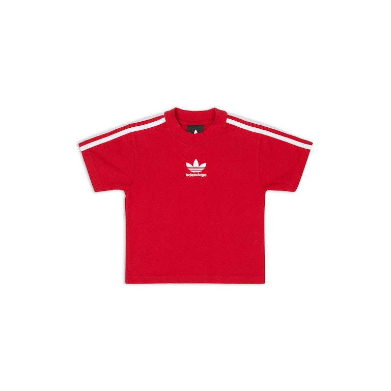 Pre-owned Balenciaga X Adidas Kids T-shirt Red