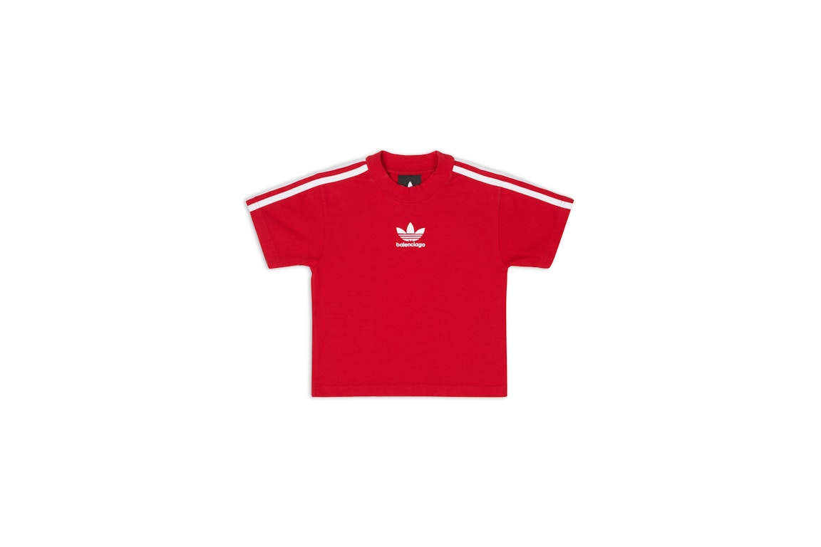 Pre-owned Balenciaga X Adidas Kids T-shirt Red
