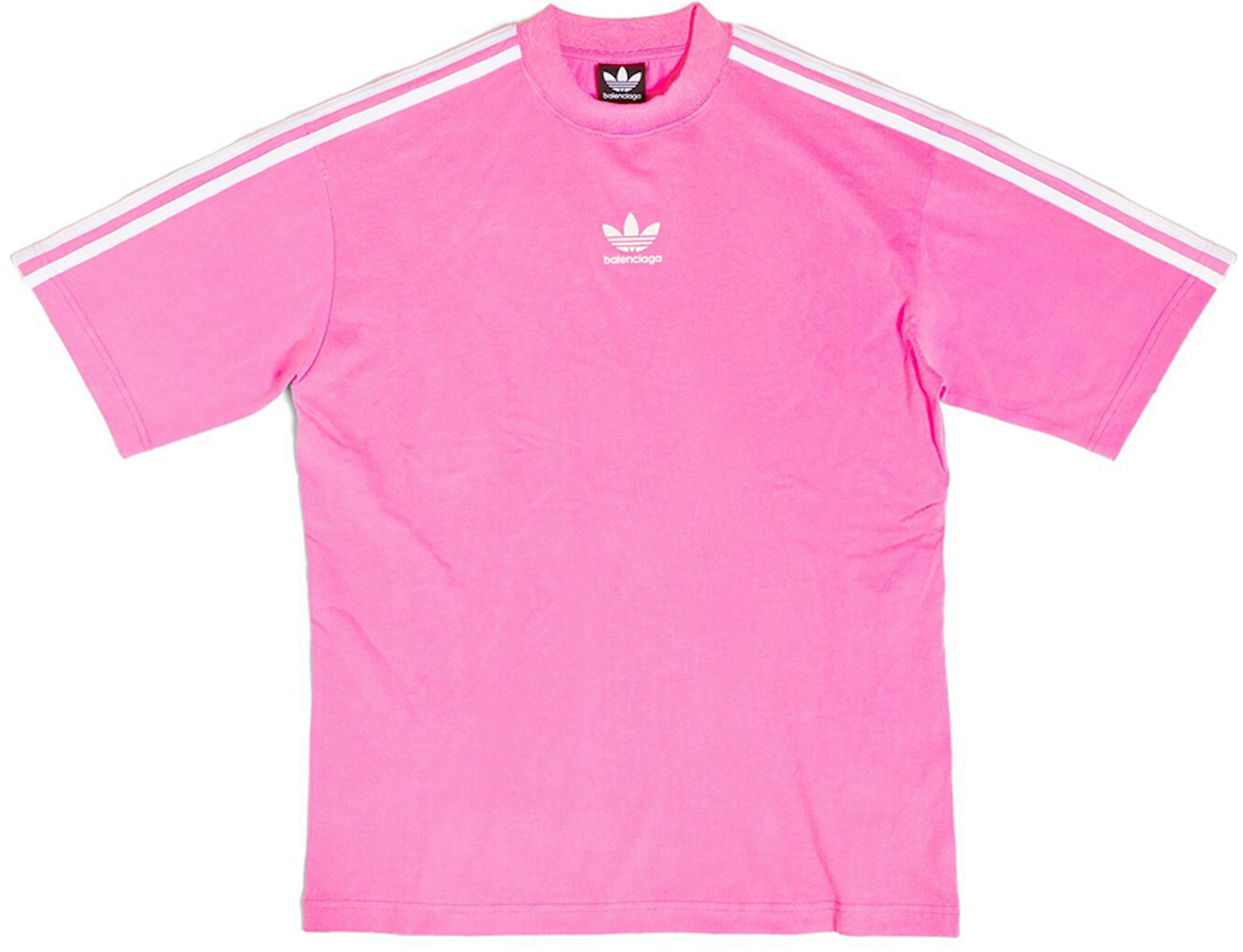 stoomboot Interpersoonlijk ongeluk Balenciaga x adidas Medium Fit T-Shirt Neon Pink - SS23 - US