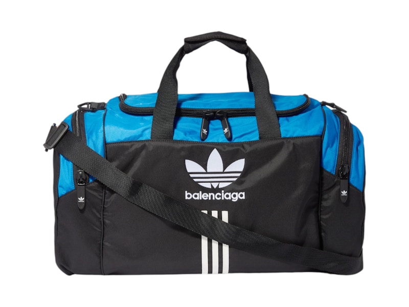 【BALENCIAGA】ADIDAS GYM BAG BLACK/BLUE ★関税送料込み BALENCIAGA】ADIDAS GYM BAG BLACK/BLUE ☆関税送料込み バッグ