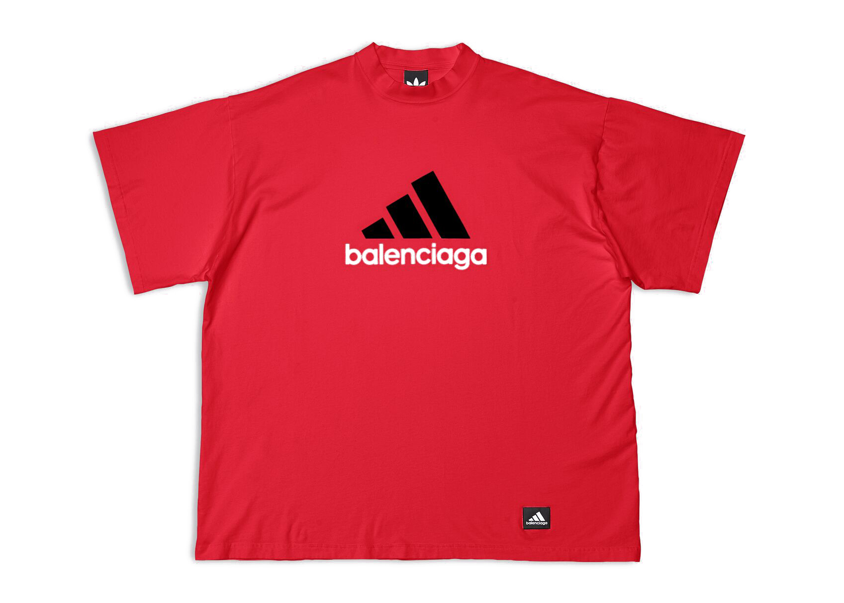 Balenciaga x adidas Oversized T-Shirt Red - SS23 - US