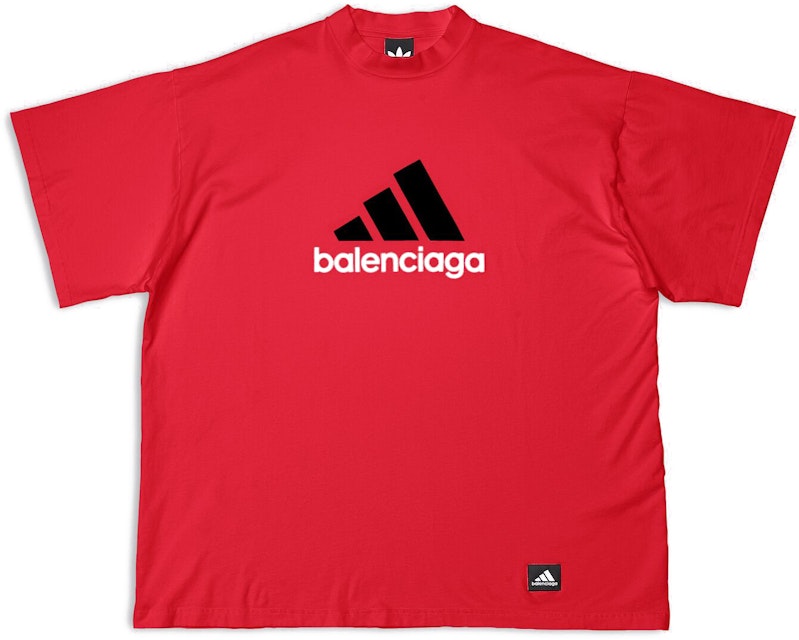 adidas Oversized T-Shirt Red SS23 Men's -