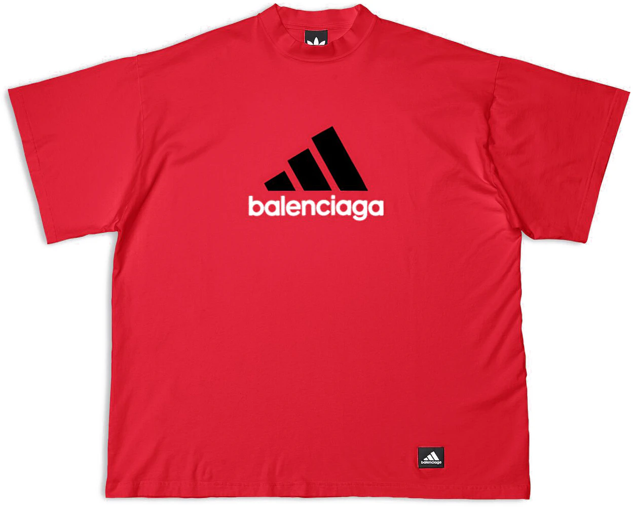 Balenciaga x Adidas Oversized T-Shirt Red
