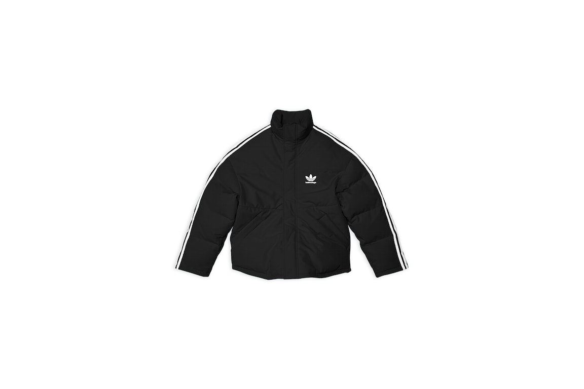 Pre-owned Balenciaga X Adidas Puffer Jacket Black