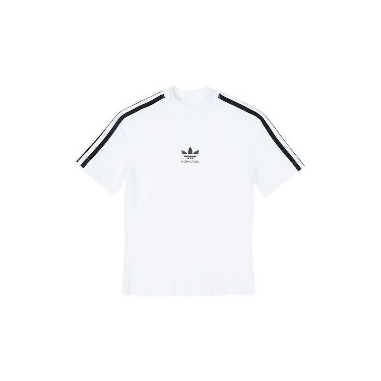 Pre-owned Balenciaga X Adidas Shrunk T-shirt White