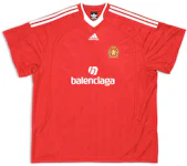 Balenciaga x adidas Soccer Oversized T-Shirt Red