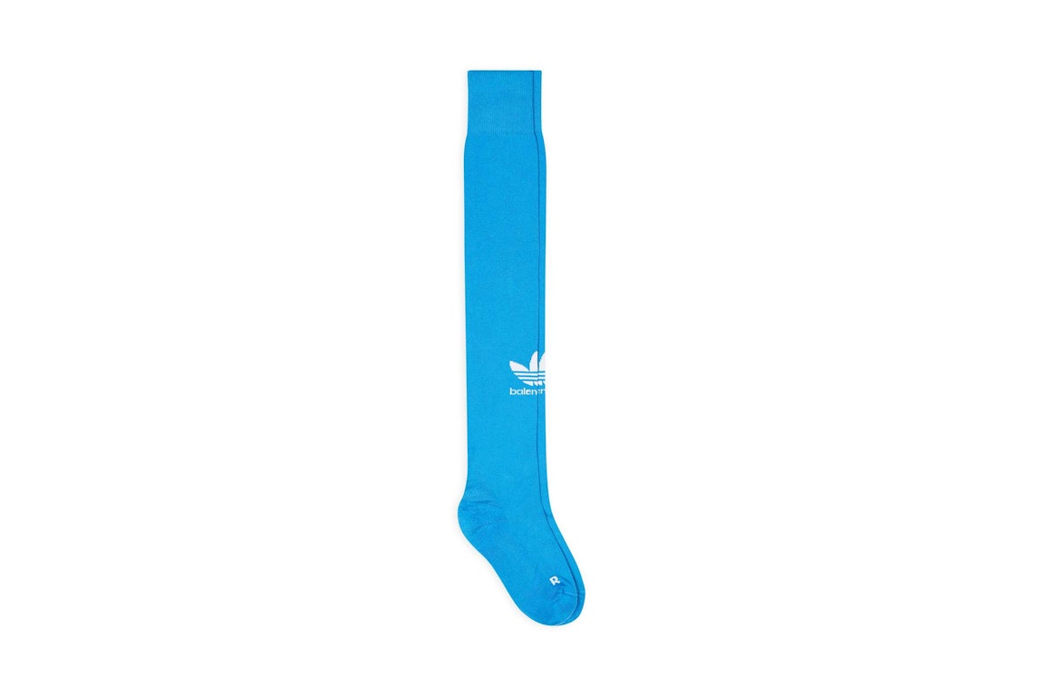 Pre-owned Balenciaga X Adidas Soccer Socks Blue
