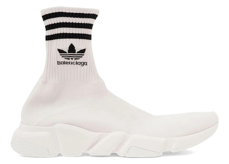 【BALENCIAGA】×adidas Speed トレーナー White Balenciaga x adidas Speed Trainer White Black Men's - 717591