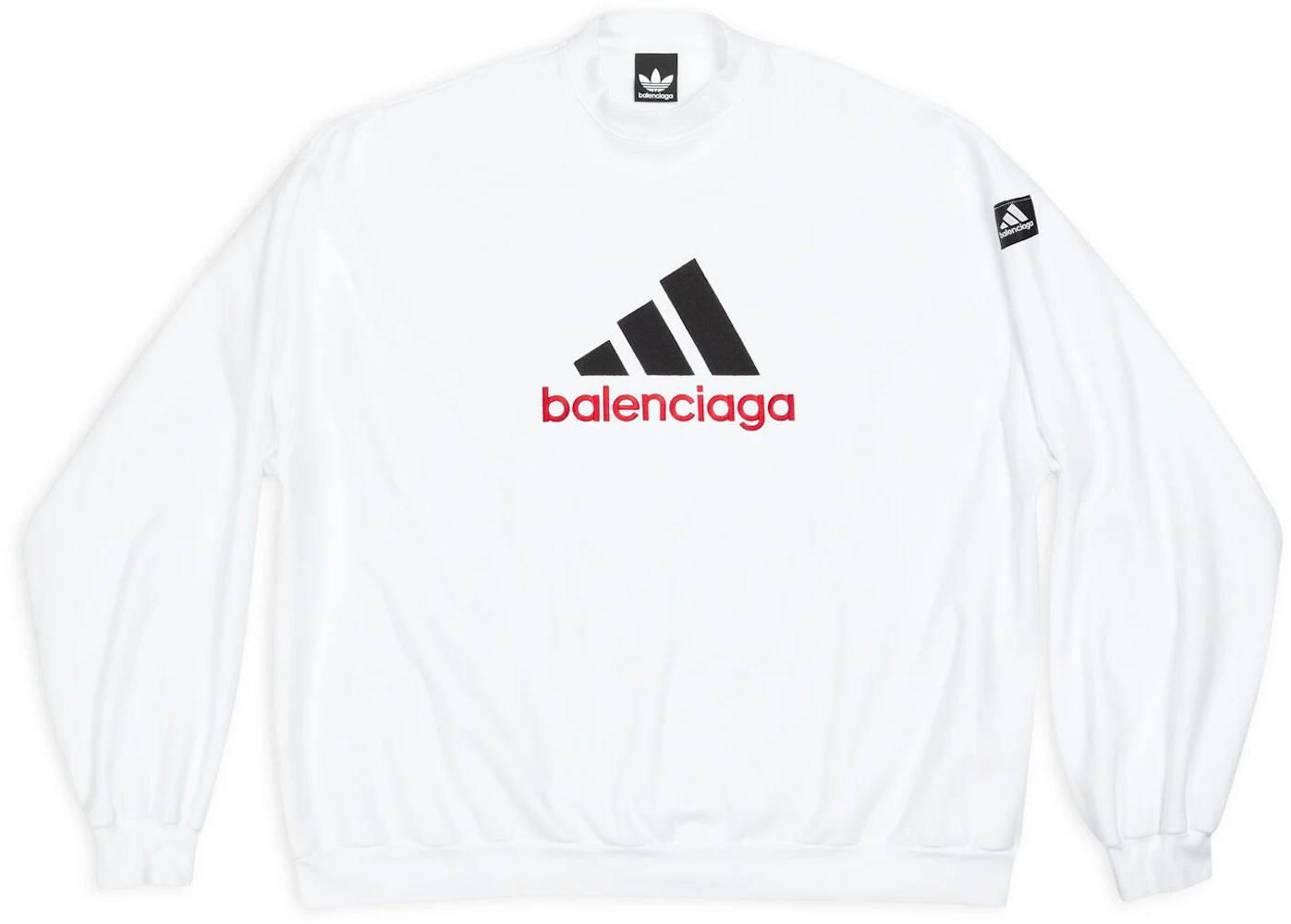 Balenciaga x adidas Sweatshirt Oversized White Men's - FW22 - US