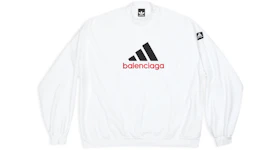 Balenciaga x adidas Sweatshirt Oversized White