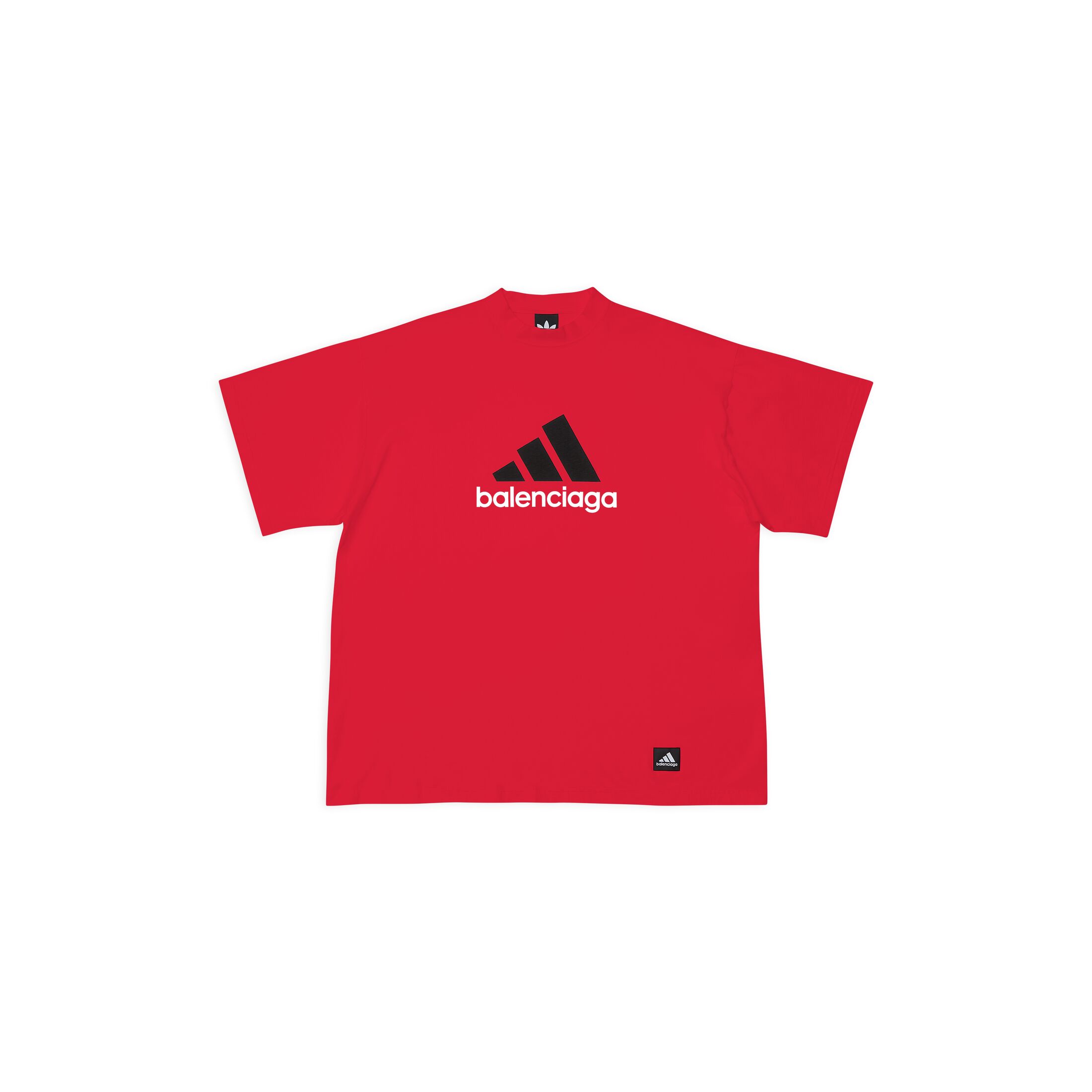 Balenciaga x adidas T-Shirt Oversized Red Men's - FW22 - US