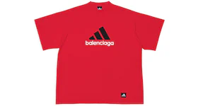 Balenciaga x adidas T-Shirt Oversized Red