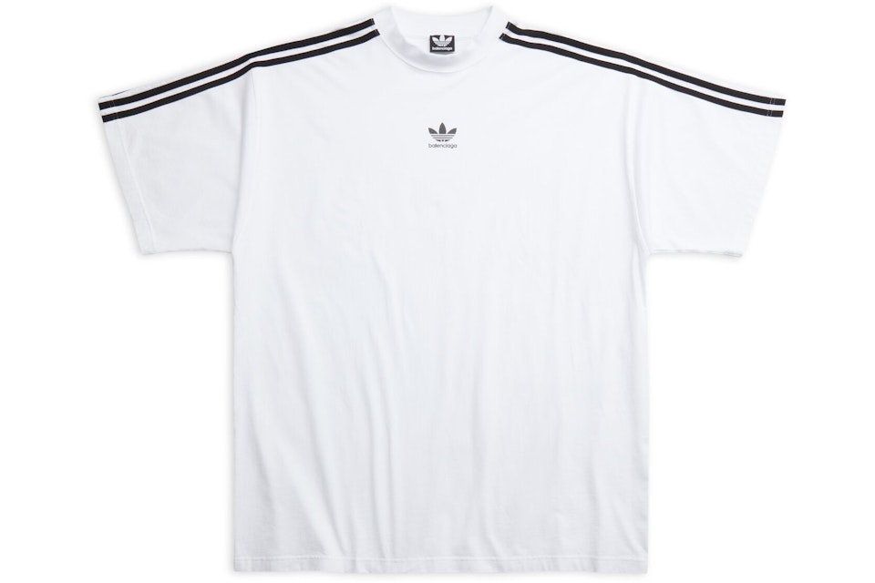 estación de televisión Aplastar excusa Balenciaga x adidas T-Shirt Oversized White - FW22 メンズ - JP