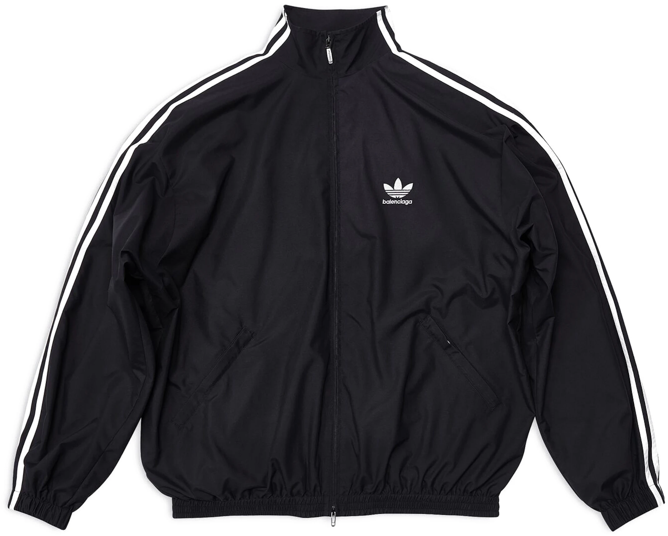 Balenciaga X Adidas Tracksuit Jacket Black White | peacecommission.kdsg ...