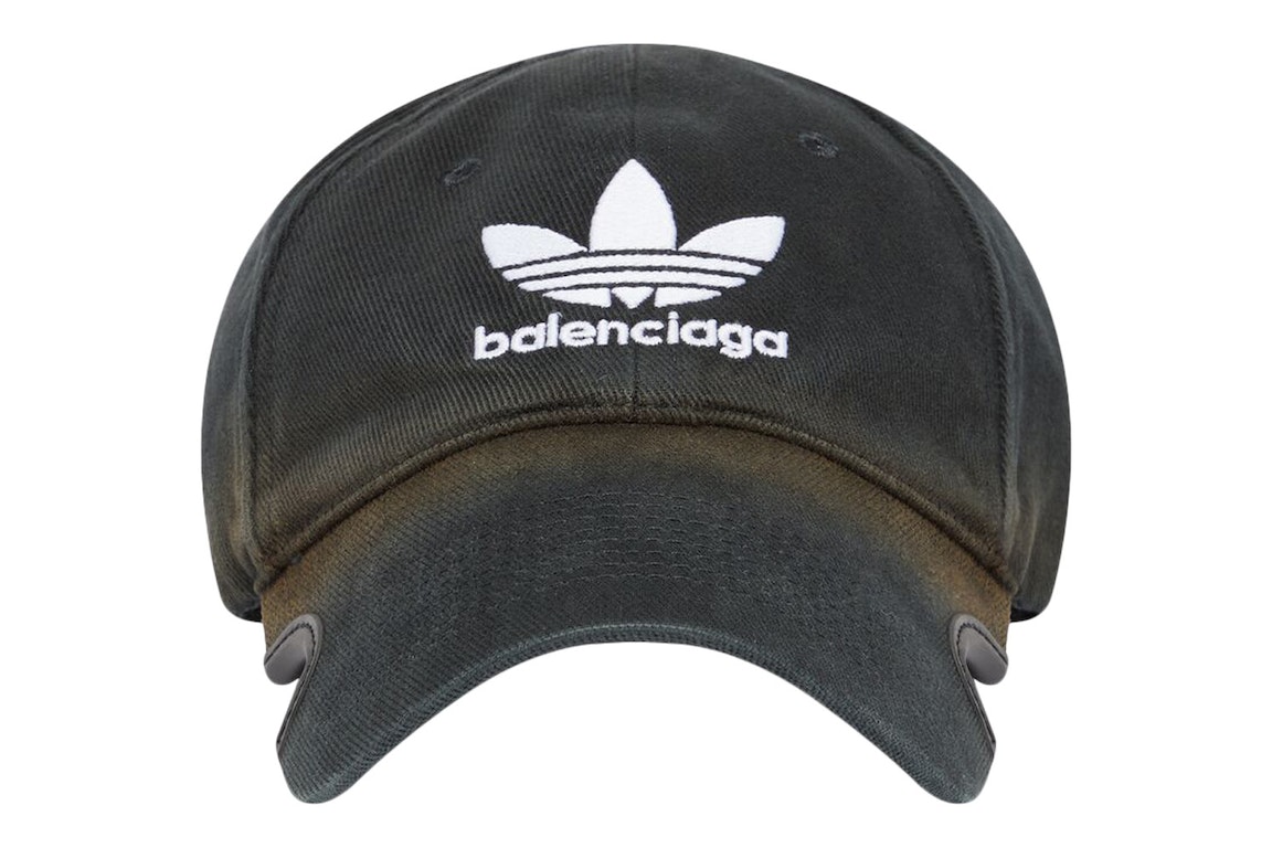 Pre-owned Balenciaga X Adidas Trefoil  Logo Cap Black/white