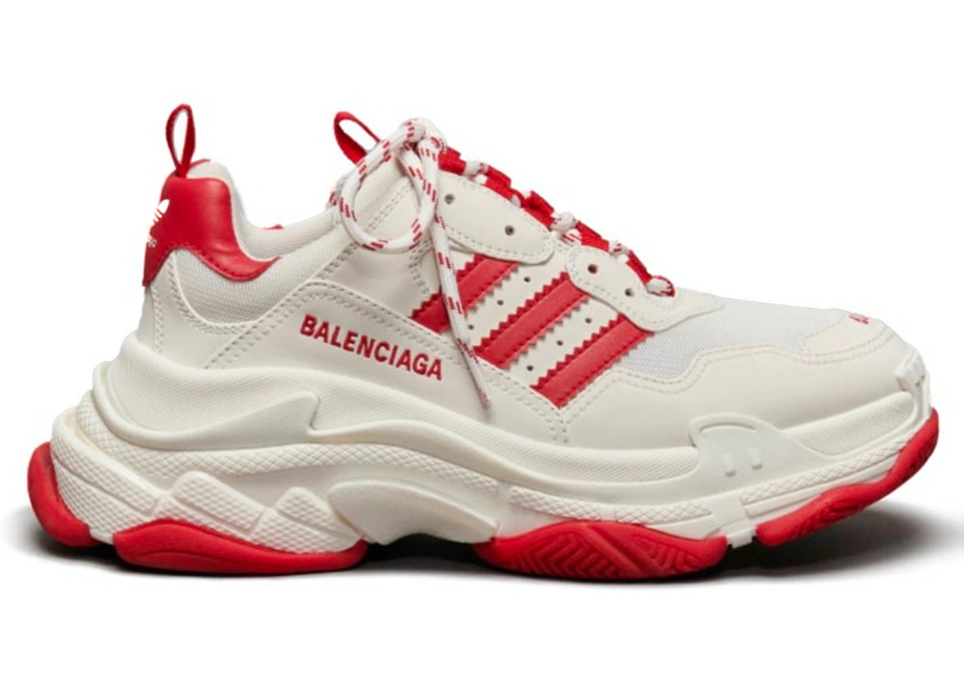 afskaffe træ Certifikat Balenciaga x adidas Triple S White Red (Women's) - ID4734 - US