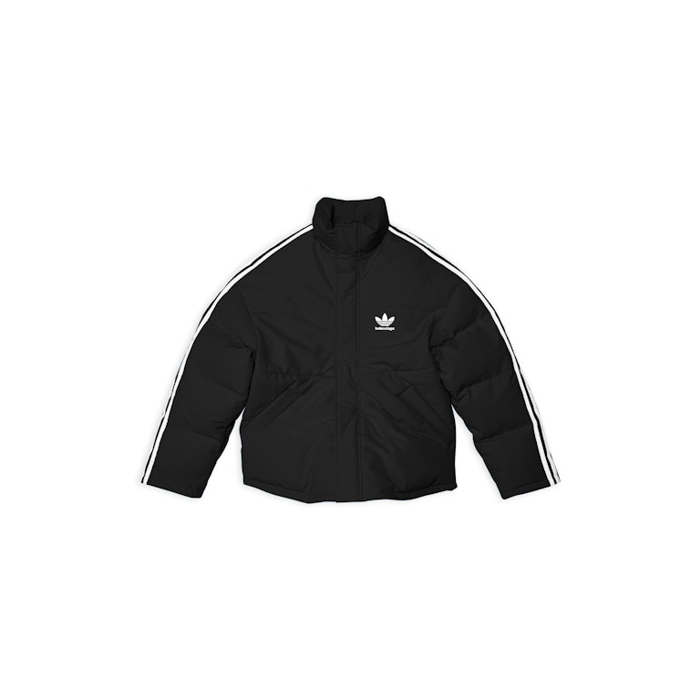 Pre-owned Balenciaga X Adidas Unisex Puffer Jacket Black