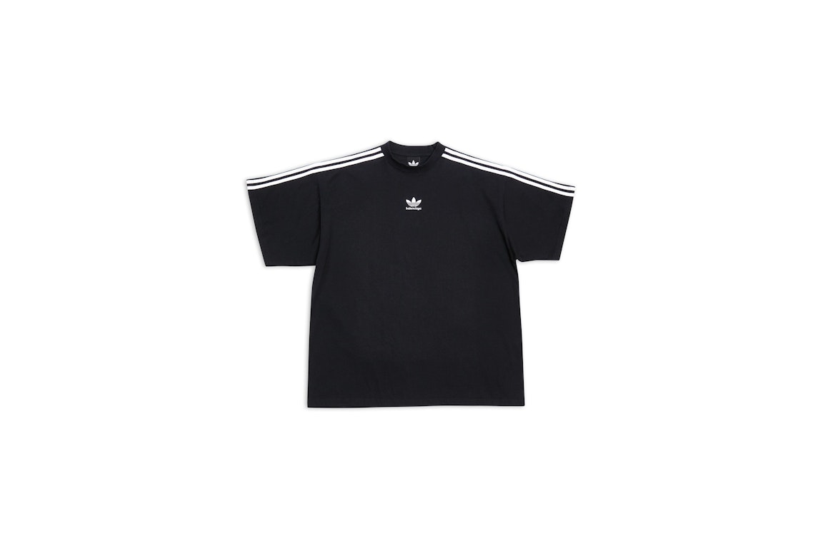 Pre-owned Balenciaga X Adidas Unisex T-shirt Oversized Black
