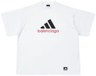 Balenciaga x adidas Unisex T-Shirt Oversized White