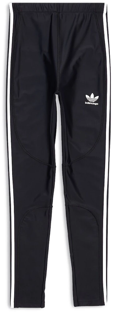 Balenciaga x adidas Women's Athletic Leggings Black White - SS23 - GB