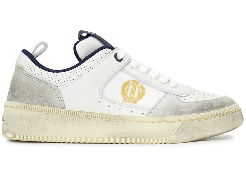 Bally Riweira Sneaker White Leather Distressed (Women's)