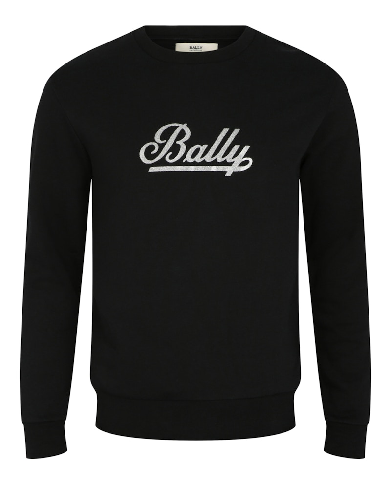 Bally Script Logo Graphic Sweatshirt Black