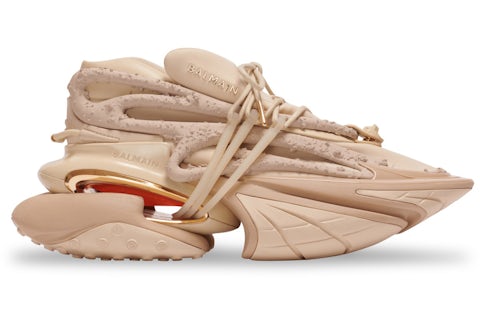 Balmain Unicorn Low-Top Beige Men's AM1VJ309KESC US