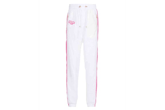 Balmain x Barbie - Nylon Sweatpants White and Pink