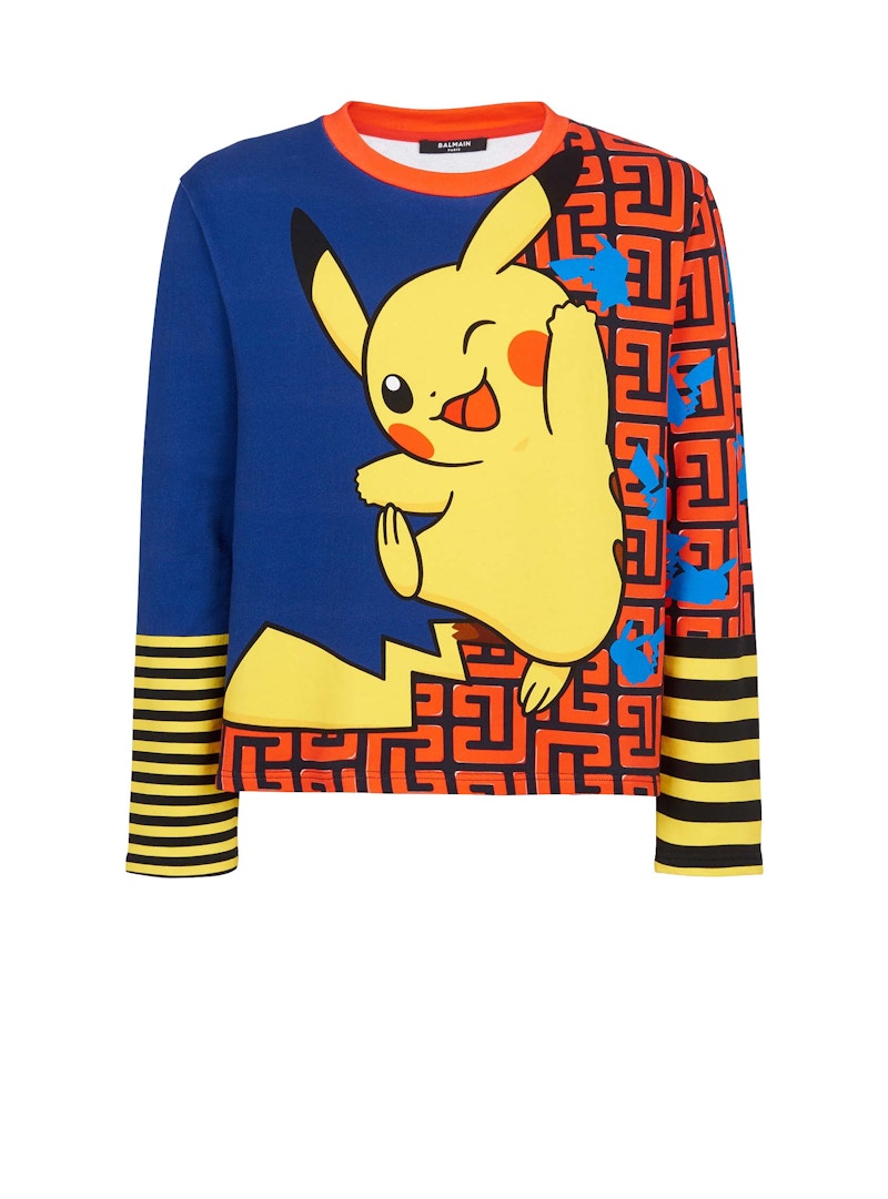 Balmain x Pokemon Print Sweatshirt Multicolor - FW22 - US