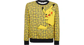 Balmain x Pokemon Print Sweatshirt Yellow