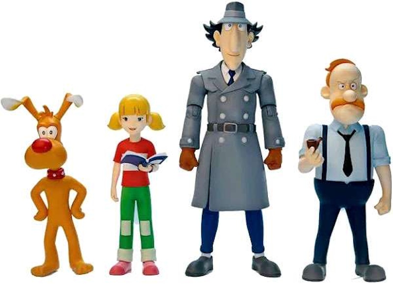 inspector gadget megahero deluxe figure set