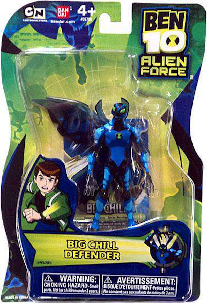 Bandai America Ben 10 Alien Force Big Chill Defender, No Mini Alien Action  Figure