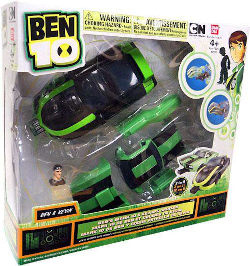 Bandai America Ben 10 Ben's Mark 10 & Kevin's Cruiser Action