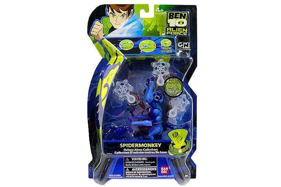 Bandai America Ben 10 Deluxe Alien Collection Spidermonkey Action Figure