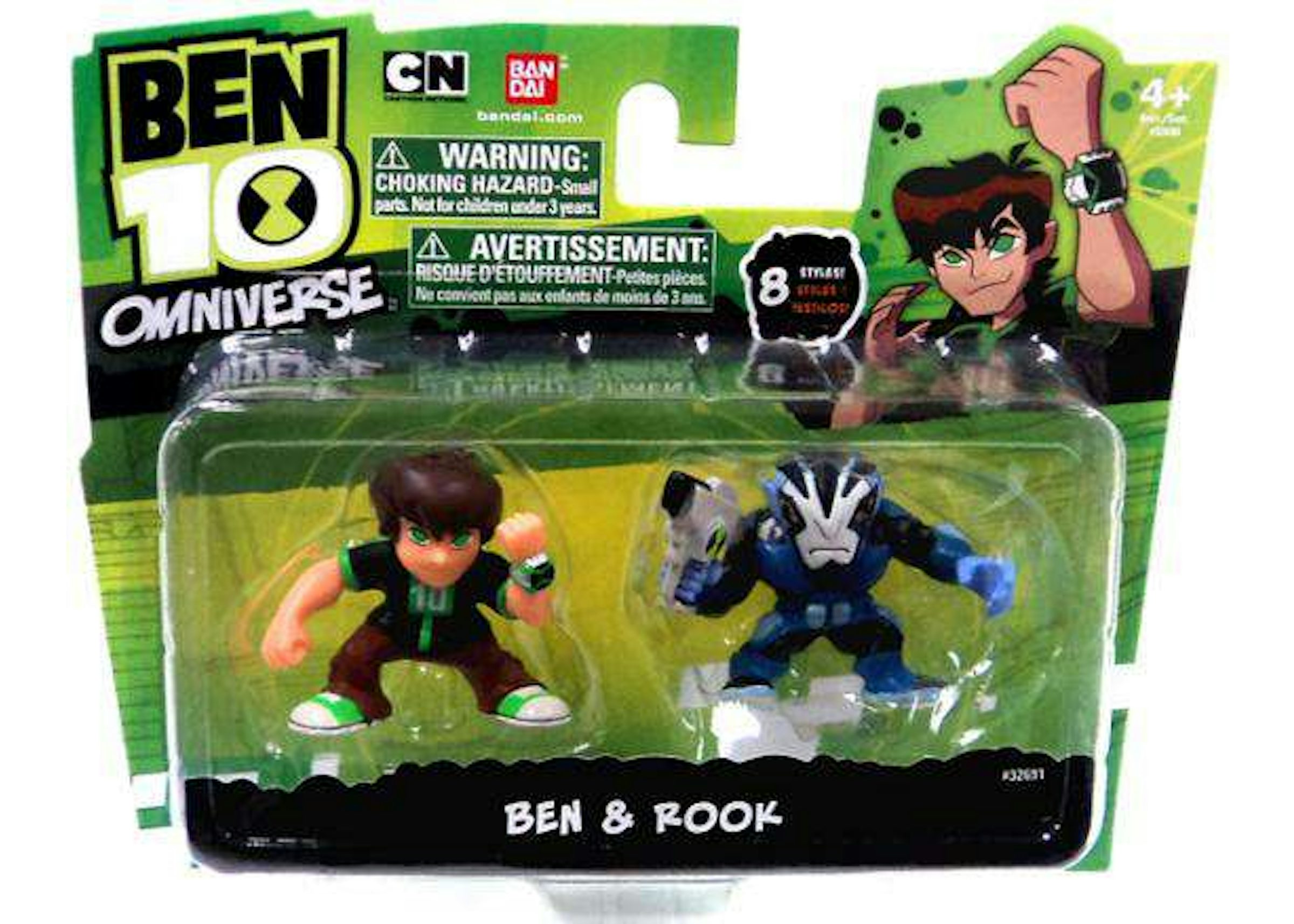 Bandai America Ben 10 Omniverse Ben & Rook Mini Figure 2-Pack - US