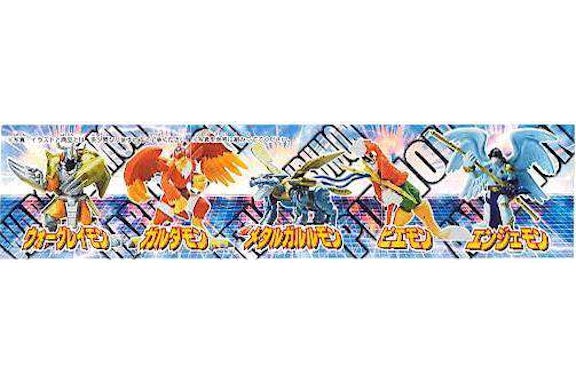 Bandai America Digimon Japanese Wargreymon Assortment PVC Figure Set