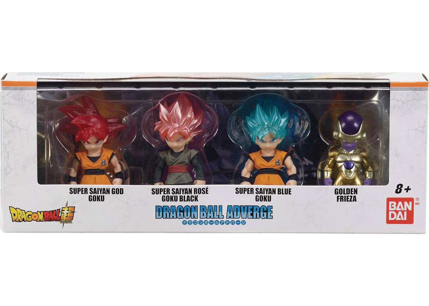 Bandai America Dragon Ball Dragon Ball Adverge Ss Blue Goku Ss Rose Goku Black And Golden Freiza Mini Figure 4 Pack Us Bandai America Dragon Ball Dragon Ball Adverge Ss Blue Goku Ss Rose Goku Black And Golden Freiza Mini Figure 4 Pack Us