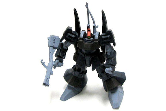 Bandai America Gundam Gashapan DX3 RMS-099 Dark Blue PVC Figure