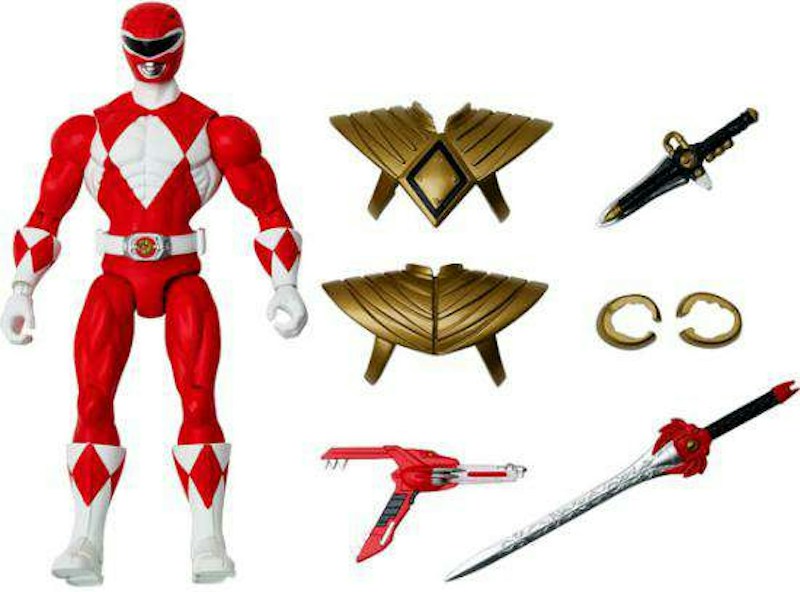 Bandai America Power Rangers Deluxe Armored Mighty Morphin Red Ranger ...