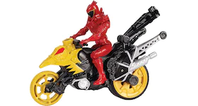 Bandai America Power Rangers Dino Charge Dino Stunt Bike & T-Rex Super Charge Red Ranger Action Figure Set
