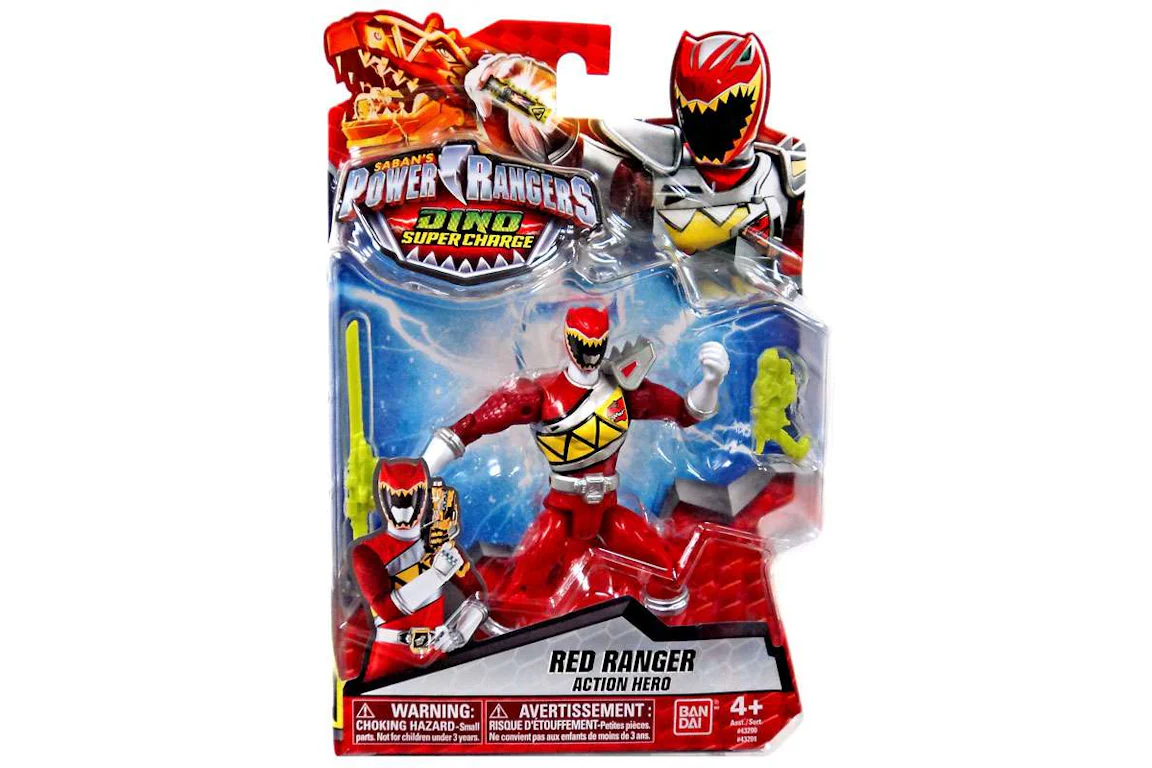 Bandai America Power Rangers Dino Super Charge Red Ranger Action Hero Action Figure
