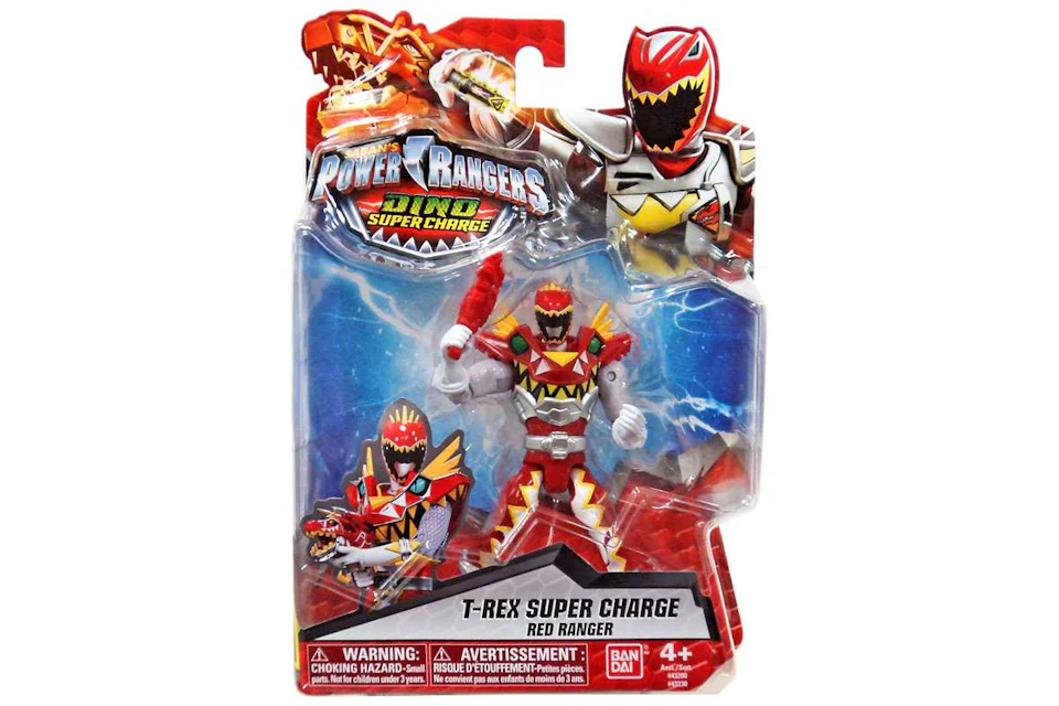 Bandai America Power Rangers Dino Super Charge T-Rex Super Charge Red Ranger Action Figure
