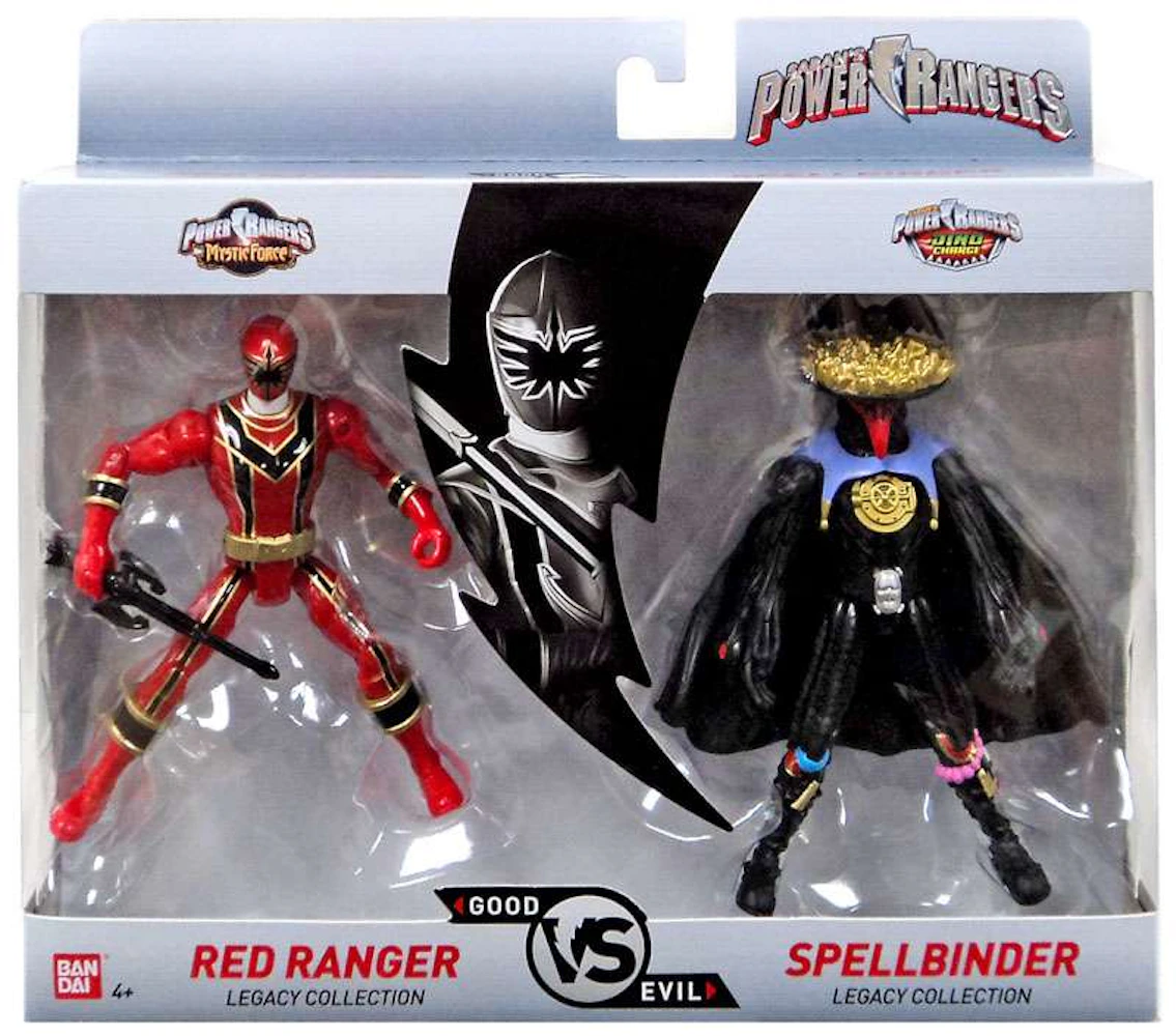 más Preconcepción Grifo Bandai America Power Rangers Good Vs. Evil Red Ranger vs. Spellbinder  Action Figure 2-Pack - US