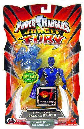 Bandai America Power Rangers Jungle Fury Savage Spin Jaguar Ranger