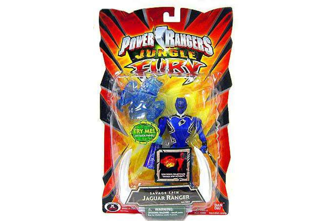 Bandai America Power Rangers Jungle Fury Savage Spin Jaguar Ranger Action Figure