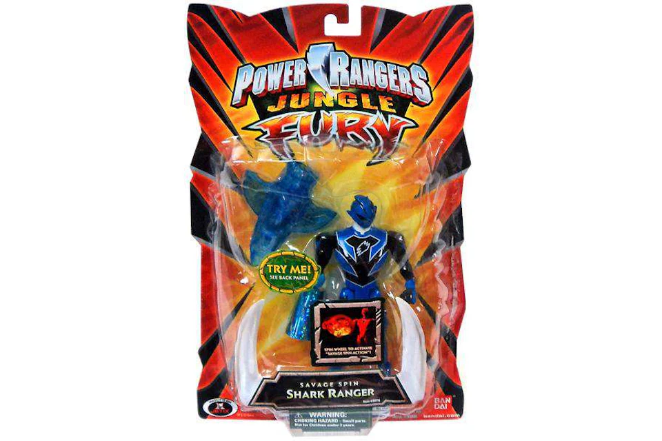 Bandai America Power Rangers Jungle Fury Savage Spin Shark Ranger Action Figure