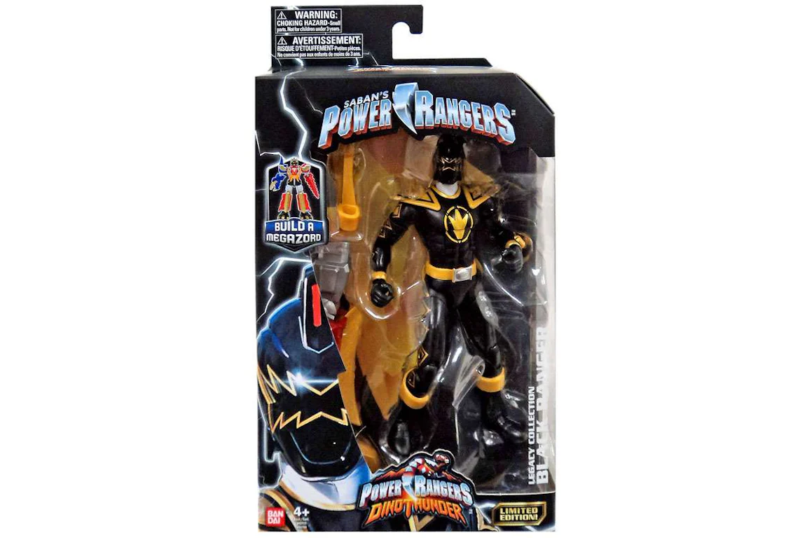 Bandai America Power Rangers Legacy Build A Megazord Black Ranger DT ...